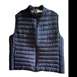 Men's Polyester Filled Puffer Vest, Size 2XL